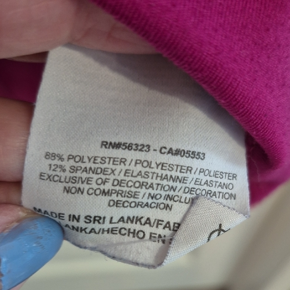 Nike Pro Dry Fit Pink And Purple Half-Zip Pullover - Picture 7 of 10
